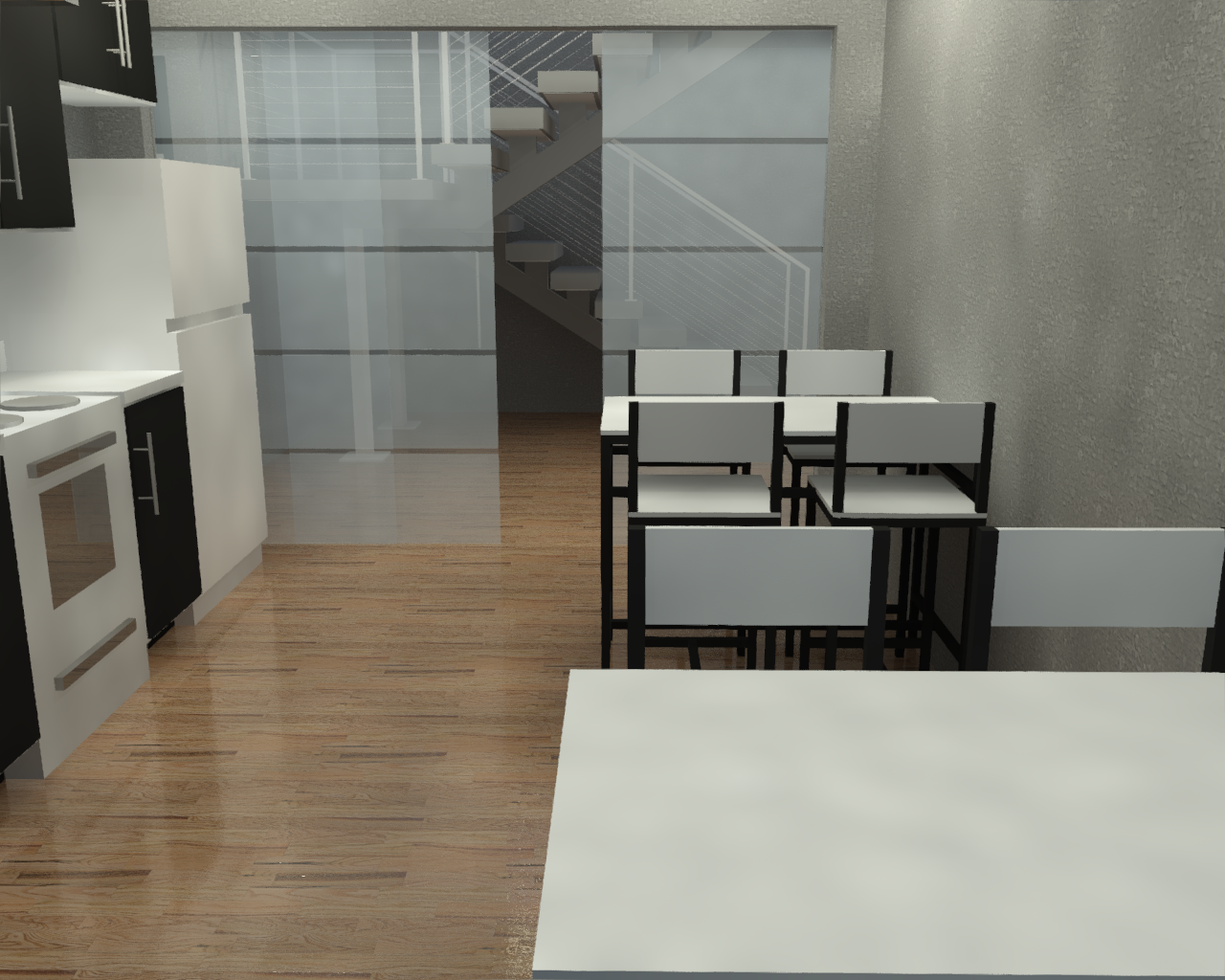 3D Kitchen Interior